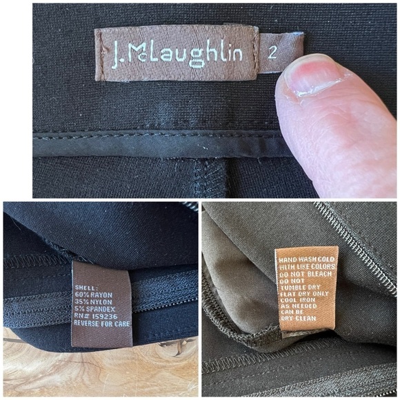 J MCLAUGHLIN BROCK PANTS 2 FITS LIKE A 4 CLASSIC CONTEMPORARY CAREER MINIMALIST - Picture 11 of 11